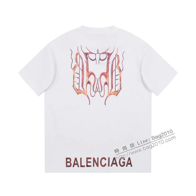 Balenciaga專櫃巴黎世家2023SS新款印花T恤 男女同款 tzy2825